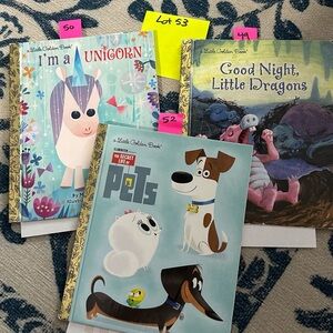 Little Golden Book Collection - Unicorn, Dragons, and Pets